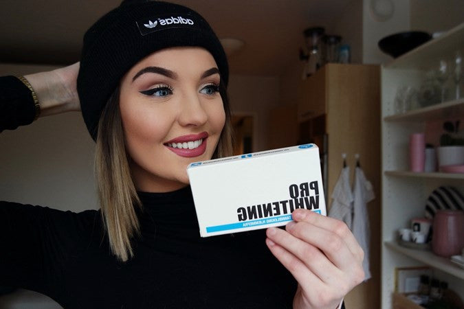 Blogger og frisør Ingrid Bjugan tester ProWhitening